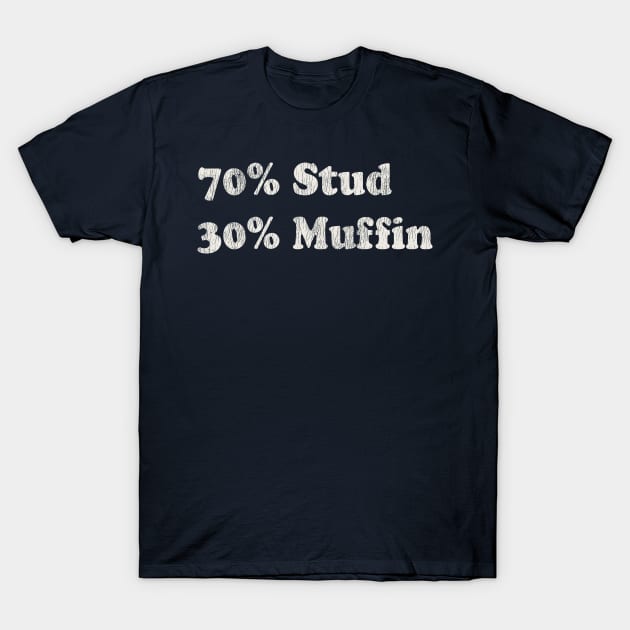 Stud Muffin Worn T-Shirt by Alema Art